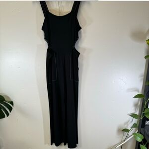 Bershka jump suit. Black